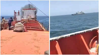 US sanctioned vessel catches fire, 24 Indian crew members evacuated