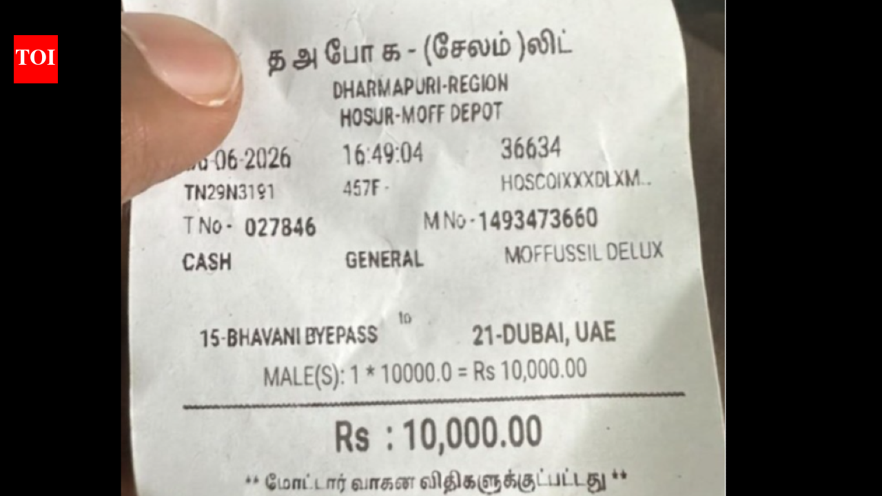 TOI correction: Viral bus ticket story fake, AI-generated image sparked misinformation