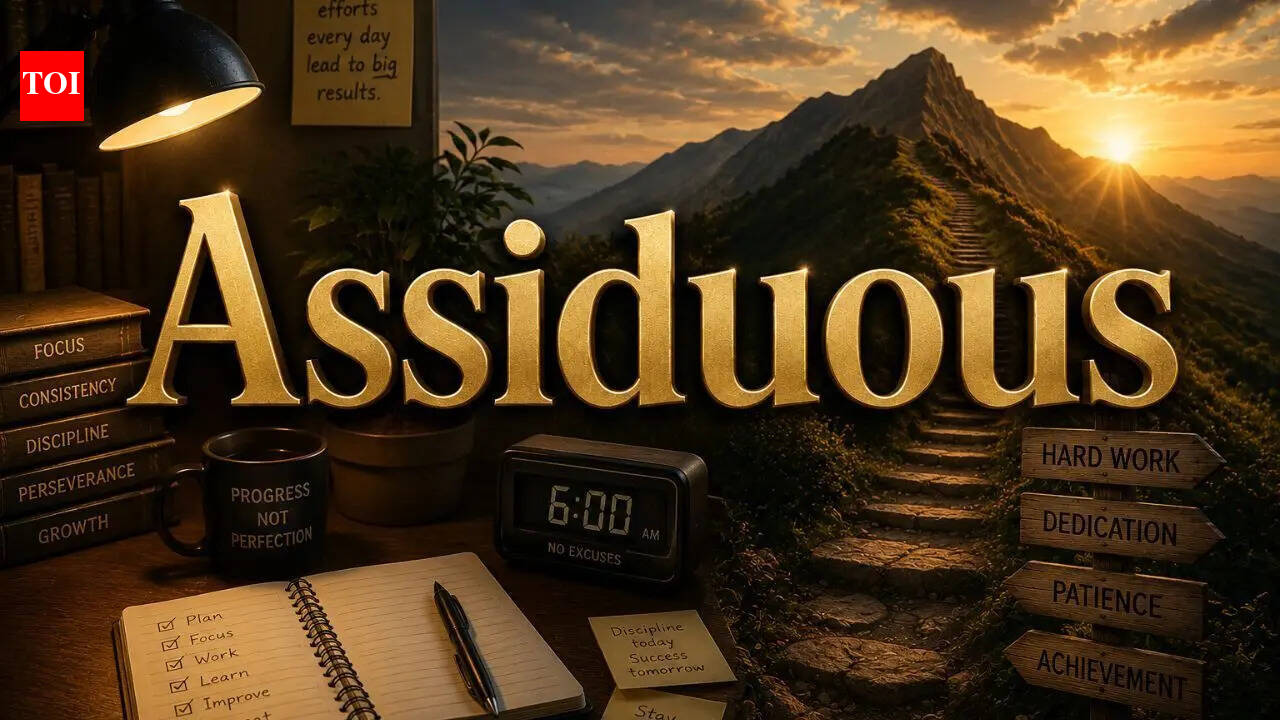 Word of the day: Assiduous | - The Times of India