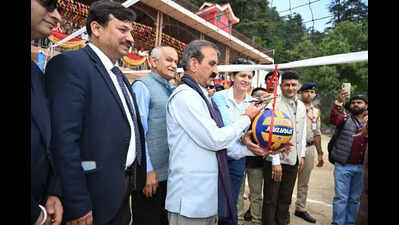 Sukhu inaugurates multipurpose sports stadium at Sanjauli