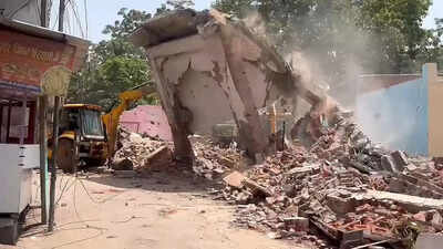 14 illegal shops razed, owners fined over Rs 2 crore