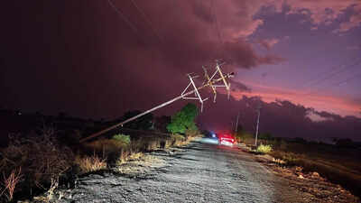 Rainstorm damages power infrastructure in Nashik rural, several areas reel under 14-hr outage
