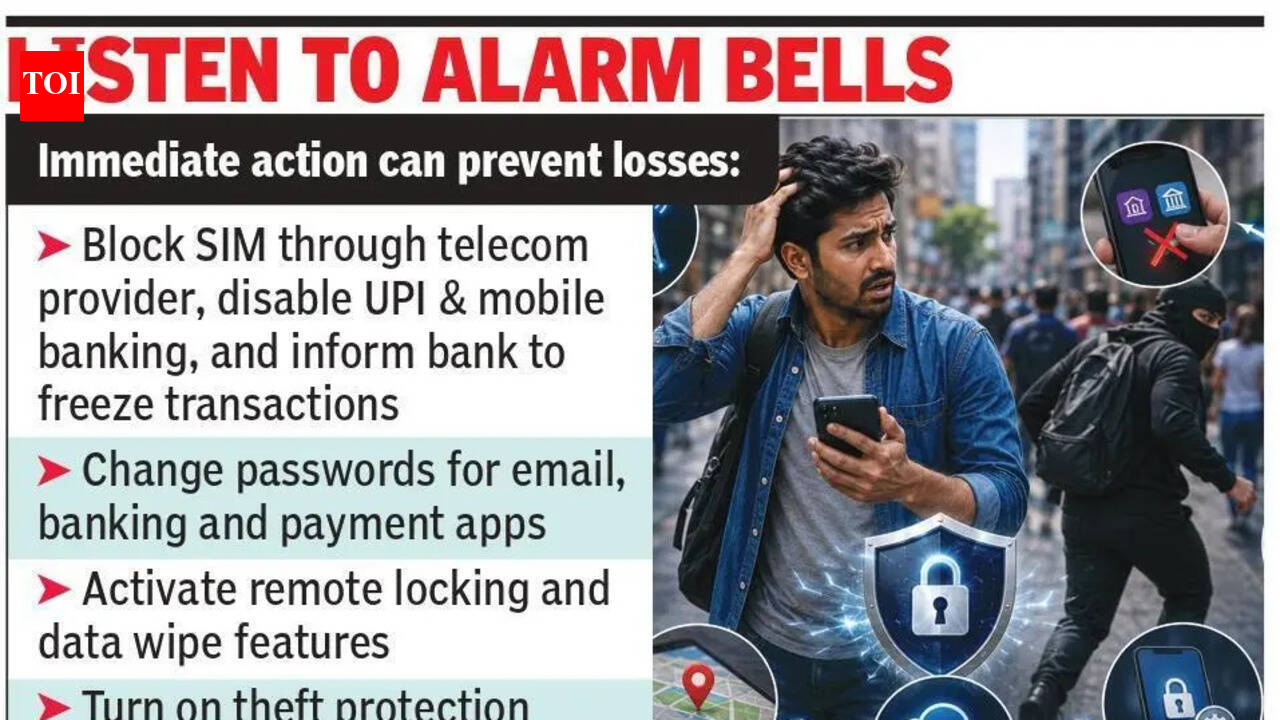 Phone lost? Secure your money first
