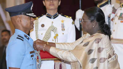 Gaganyaan astronaut-designate and IAF test pilot Prasanth Nair gets Kirti Chakra