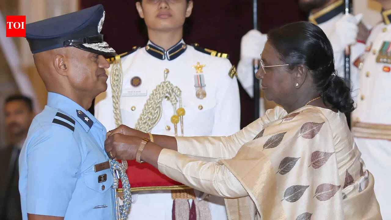 Gaganyaan astronaut-designate and IAF test pilot Prasanth Nair gets Kirti Chakra