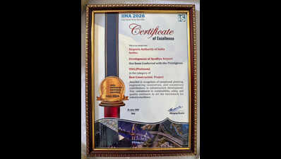 Ayodhya airport project receives national construction award