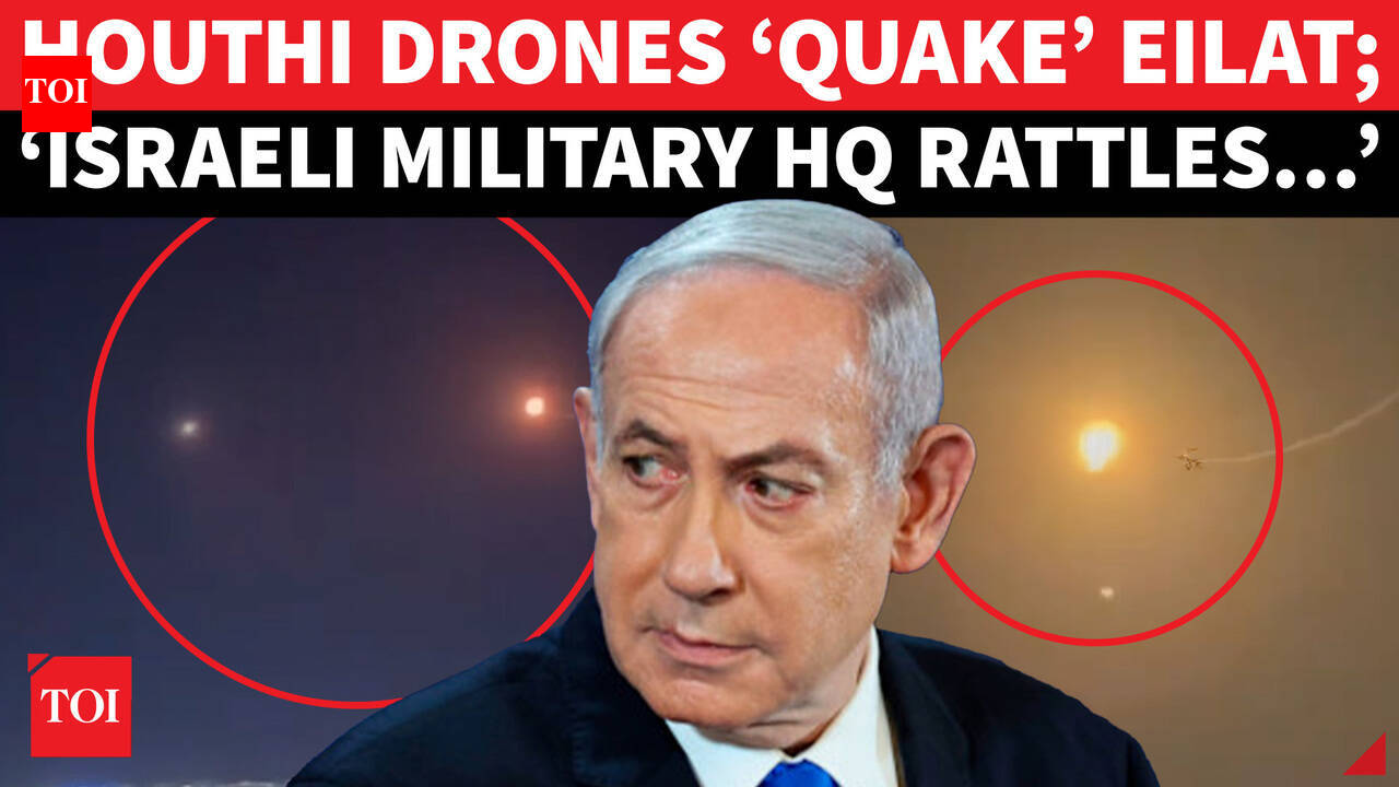 Israeli Interceptors Light Up Eilat Skies After Fresh Houthi Drone Launch From Yemen