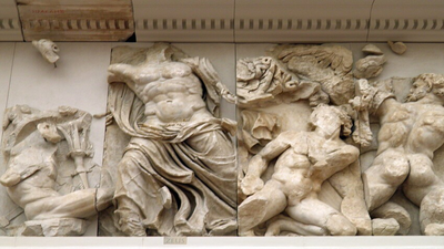 In 1878, an engineer studying reused stones uncovered pergamon's lost altar in pieces