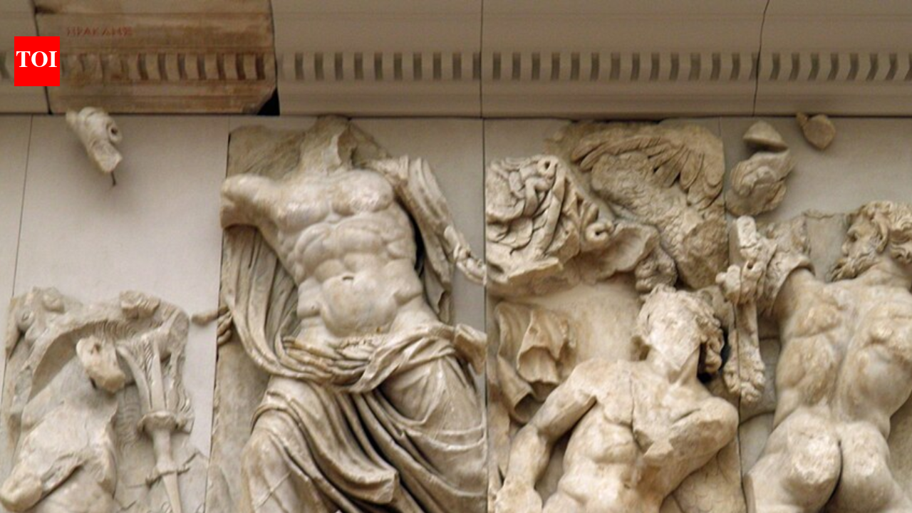 In 1878, an engineer studying reused stones uncovered pergamon's lost altar in pieces