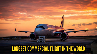 This is the longest commercial flight in the world, and it lasts nearly….