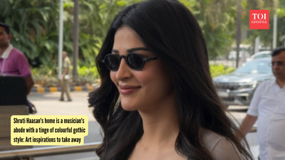 Shruti Haasan's home is a musician's abode with a tinge of colourful gothic style: Art inspirations to take away