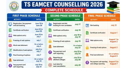 TS EAMCET Counselling 2026 Dates Out: Registration from June 19; check complete schedule