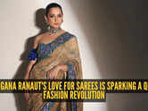 From Parliament to Premieres: Kangana Ranaut's saree love is changing fashion conversations