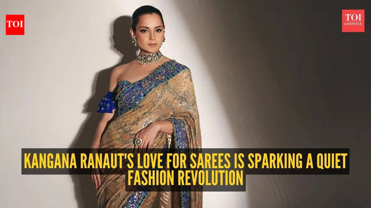 From Parliament to premieres: Kangana Ranaut's saree love is changing fashion conversations