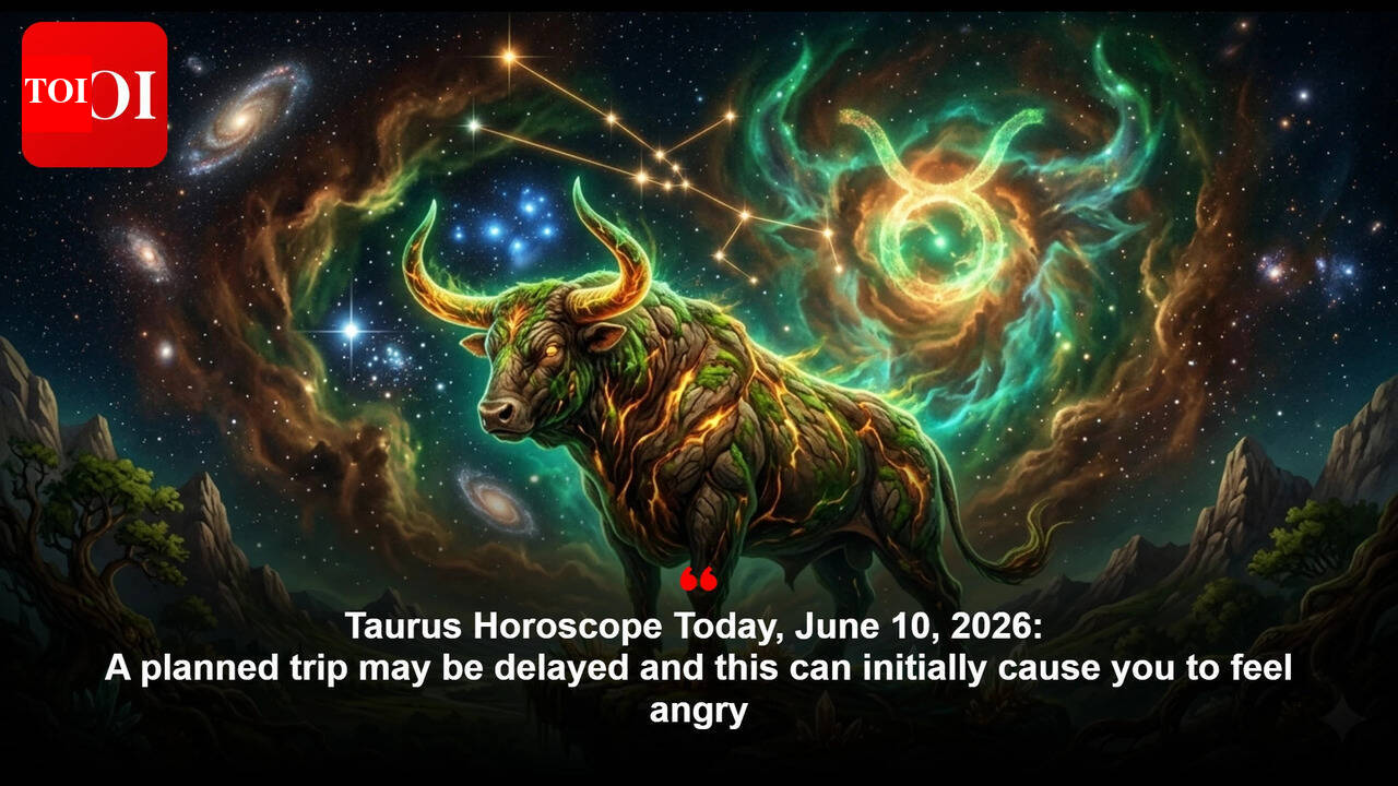 Taurus Horoscope Today, June 10, 2026: A planned trip may be delayed and this can initially cause you to feel angry