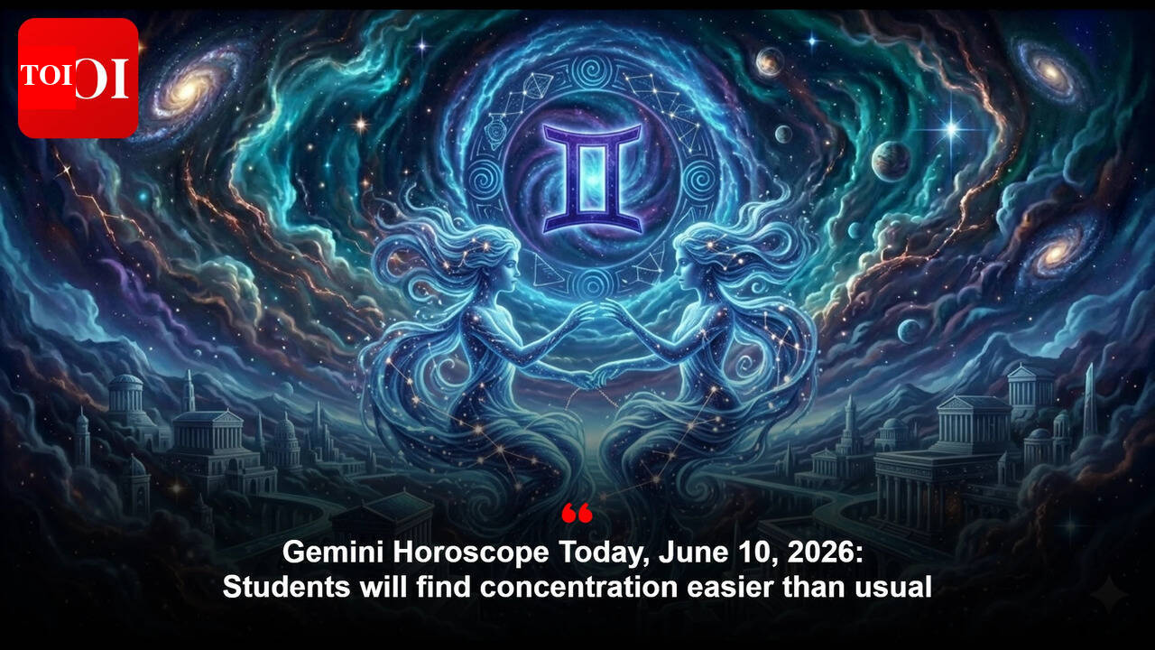 Gemini Horoscope Today, June 10, 2026: Students will find concentration easier than usual