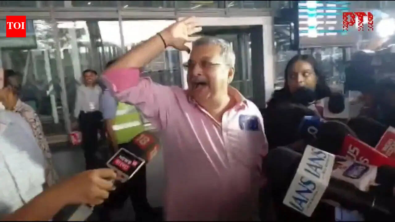 Watch: TMC MP Kalyan Banerjee heckled with 'Chor Chor' chants at Kolkata airport; loses cool