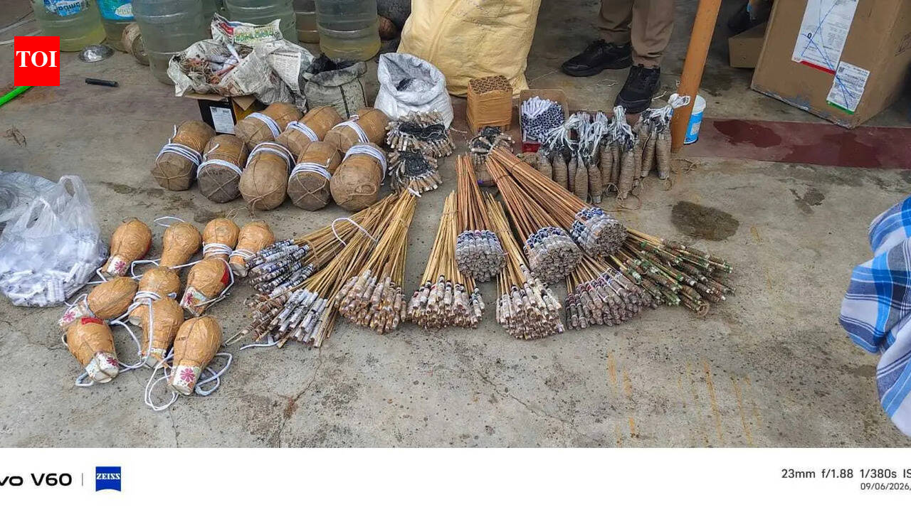 Coimbatore man arrested for making firecrackers at home