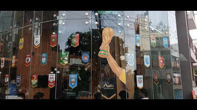 Kolhapur city gets ready for football World Cup
