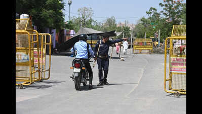Day after demolition drive, Jaipur’s Bharu Marg remains under heavy guard