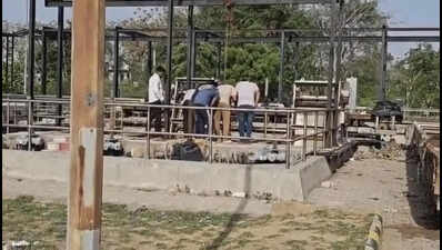 Safety belt breaks, 2 workers fall into STP tank and suffocate to death in Faridabad