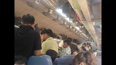 Post-exam rush swamps UP trains, reserved coaches overrun