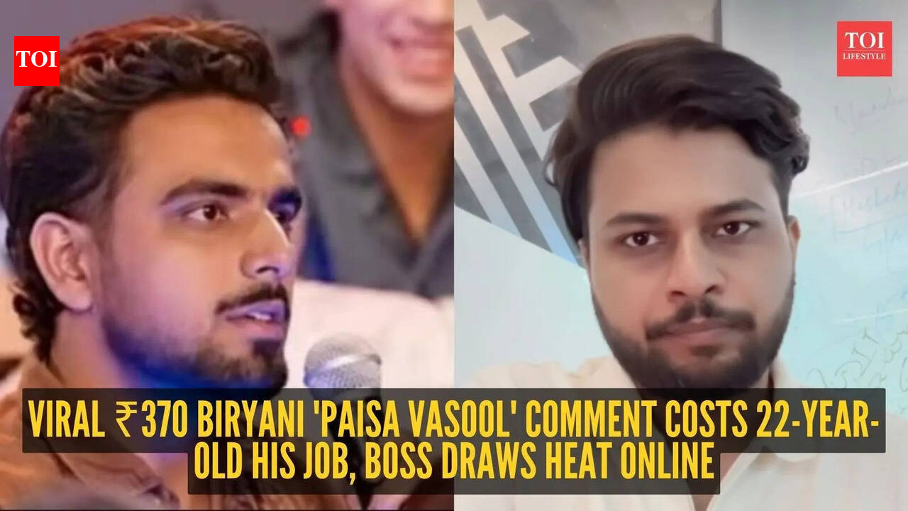 After Rs 370 Biryani row on Pranit More's show, Gurugram company fires Himanshu Jangra