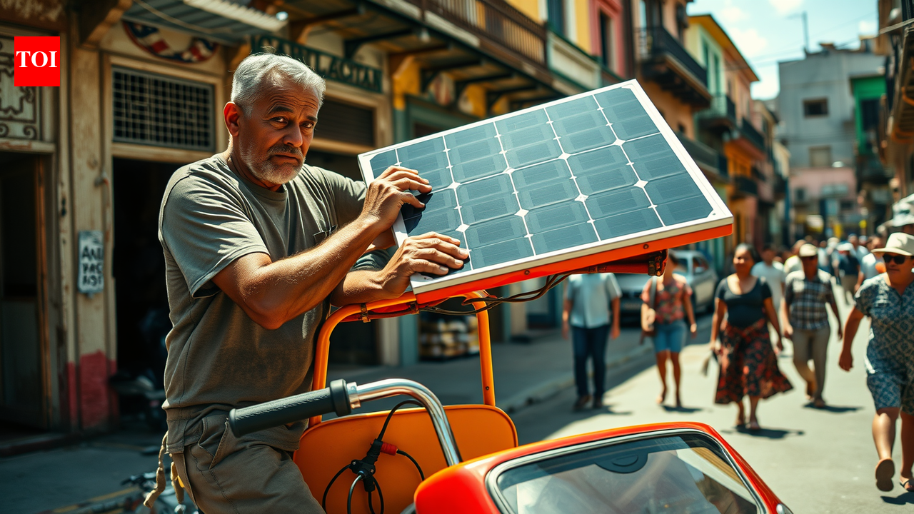 How a 21-year-old Cuban is using solar-powered tricycles to keep Havana moving through blackouts