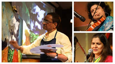 Brushstrokes and Ragas: NGMA hosts a unique live art-music experience