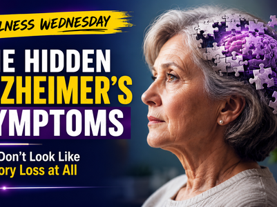 Wellness Wednesday: The hidden Alzheimer&rsquo;s symptoms that don&rsquo;t look like memory loss at all