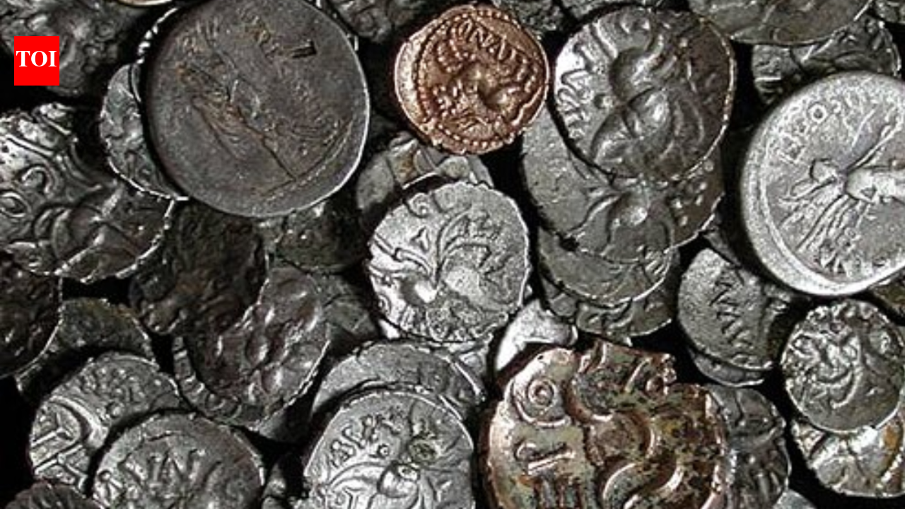 In 2000, a metal detectorist found ancient coins on an English hilltop, and Hallaton revealed a Roman helmet