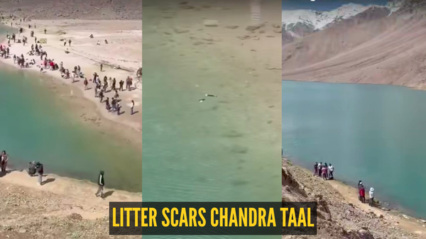 &ldquo;Zabardasti ganda karne ki aadat hai logon ki&hellip;"; tourists turn Spiti&rsquo;s Ramsar-listed Chandra Taal into a littering ground
