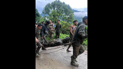 3 killed as landslide-hit SUV plunges into Arunachal gorge