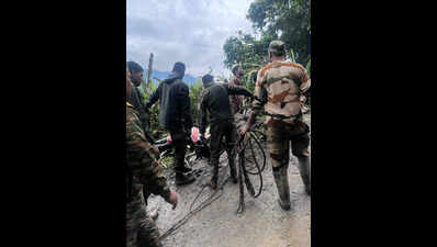 3 killed as landslide-hit SUV plunges into Arunachal gorge