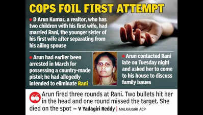 Realtor shoots estranged wife dead months after arrest in murder plot