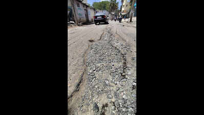 Potholes, dug-up streches turn Haralur Road in Bengaluru into extreme-sports arena