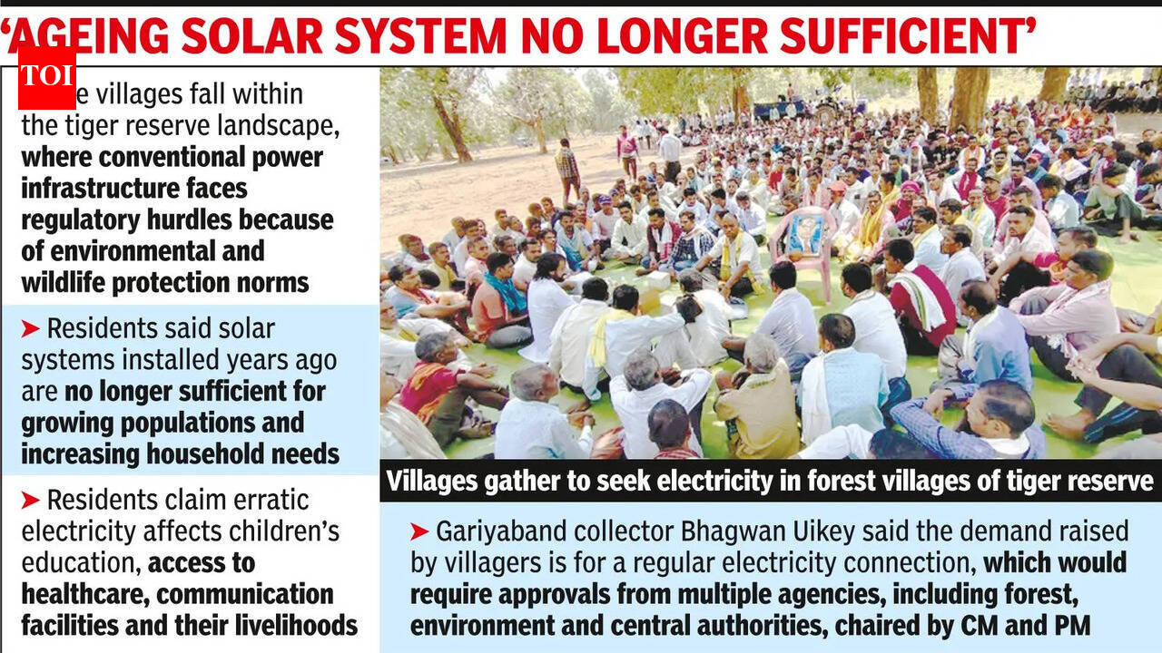 'We are not against wildlife we just want electricity': 500 Chhattisgarh villagers write to PM Modi from tiger reserve