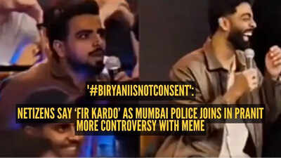 '#BiryaniIsNotConsent': Mumbai Police's Rs 370 Biryani post on Pranit More-Himanshu Jangra controversy goes viral, netizens say 'FIR kardo'