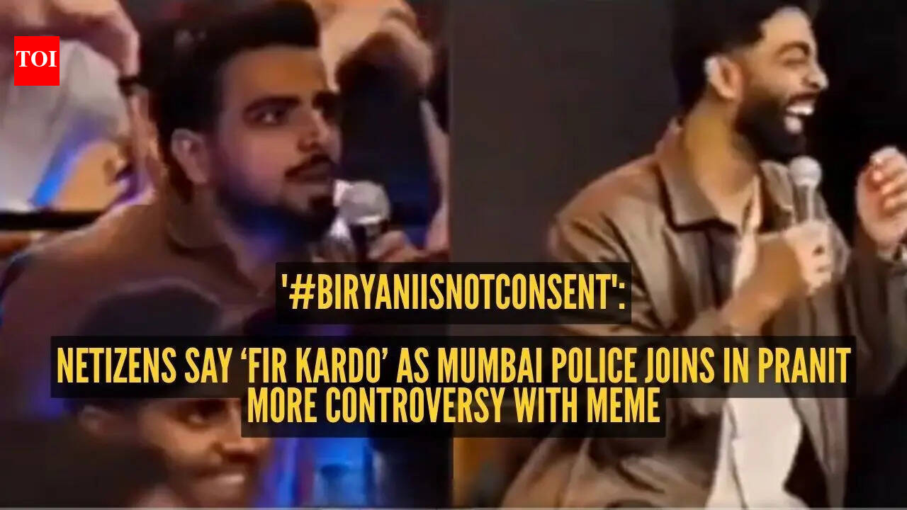 '#BiryaniIsNotConsent': Mumbai Police's Rs 370 Biryani post on Pranit More-Himanshu Jangra controversy goes viral, netizens say 'FIR kardo'