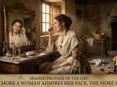 Spanish proverb of the day: "The more a woman admires her face, the more she ruins her..."