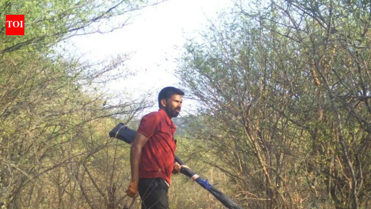 Tiger census cameras catch 4 poachers in Amarabad reserve