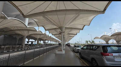 As Noida airport starts, cabs only way to get there