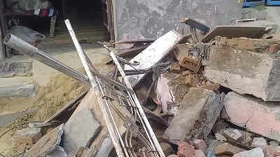 Woman dies as washroom built on balcony caves in