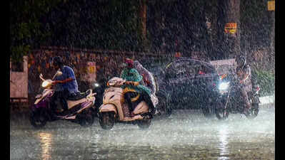 Trees Uprooted In Storm, Car and Huts Damaged