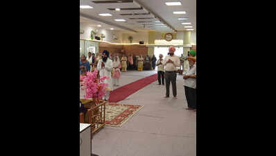 Prayers at gurdwara on 12 yrs of Modi govt