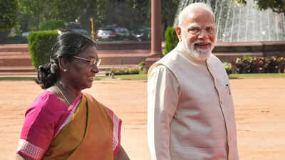 An affirmation of people’s confidence, says Murmu while veep likens PM Modi to Lincoln