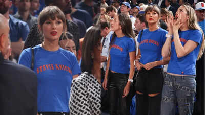 Why Travis Kelce skipped Game 4 of NBA Finals while Taylor Swift proves her Knicks loyalty wearing 'Stevie Knicks' T-Shirt