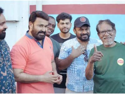 Mohanlal and 'Thudarum' team remember Bharathiraja