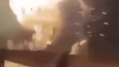 Watch: Iranian missiles strike near US Fifth Fleet HQ in Bahrain