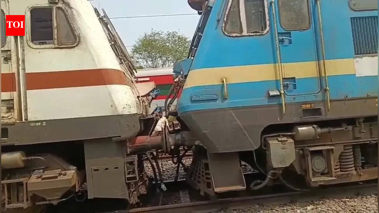 Two empty train rakes come face to face on same track in Bhubaneswar